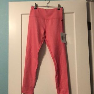 Pink Metallic Light n Tight Hi-Rise 7/8 24"